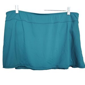 Jantzen Green Swim Skirt Swim Bottom Size 18W